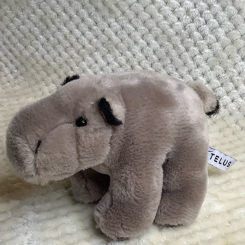 TELUS Critters Wild Republic Plush Hippo Stuffed Animal Hippopotamus Toy 🦛